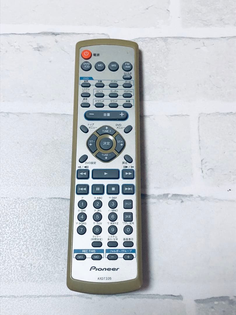 Pioneer AXD7335 テレビ用リモコン(Tv4121) - メルカリ
