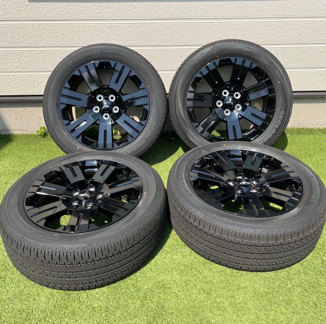 純正タイヤ ホイール 18インチ4本セット デリカd5 ブラック