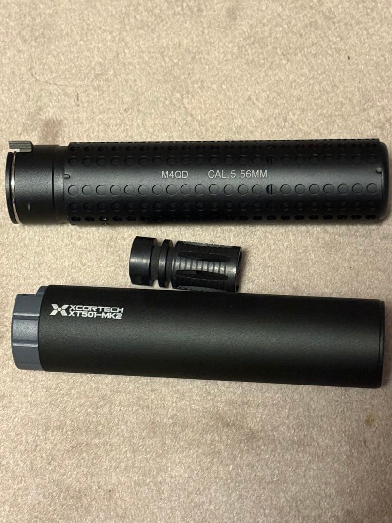 xt501-mk2 NT-4 M4 QD サイレンサーフラッシュハイダー セット - メルカリ