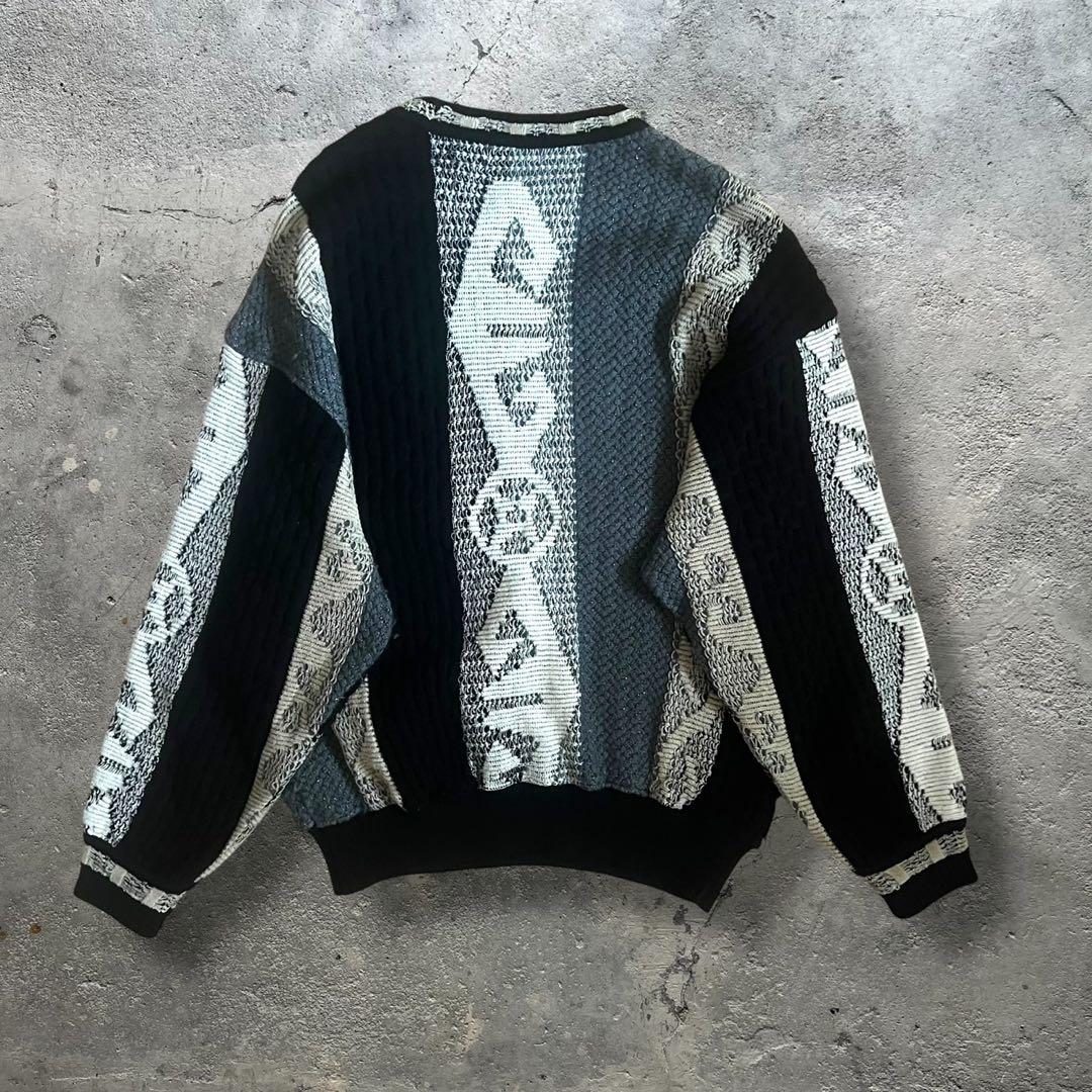 Santa fe サンタフェ 刺繍 3Dニット ブラック XL - メルカリ