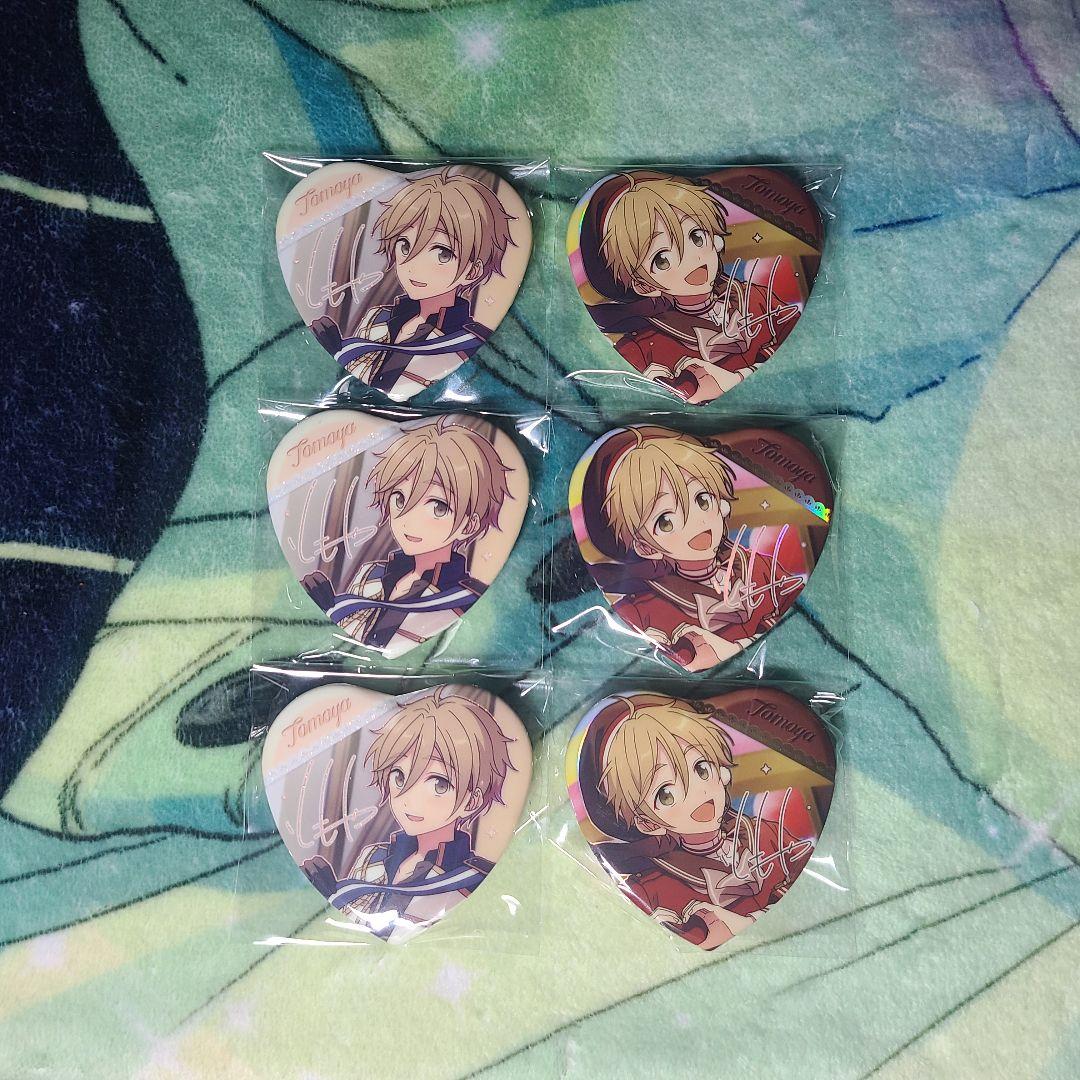 あんさんぶるスターズ ハート缶バッジ バレンタイン 真白友也 - メルカリ