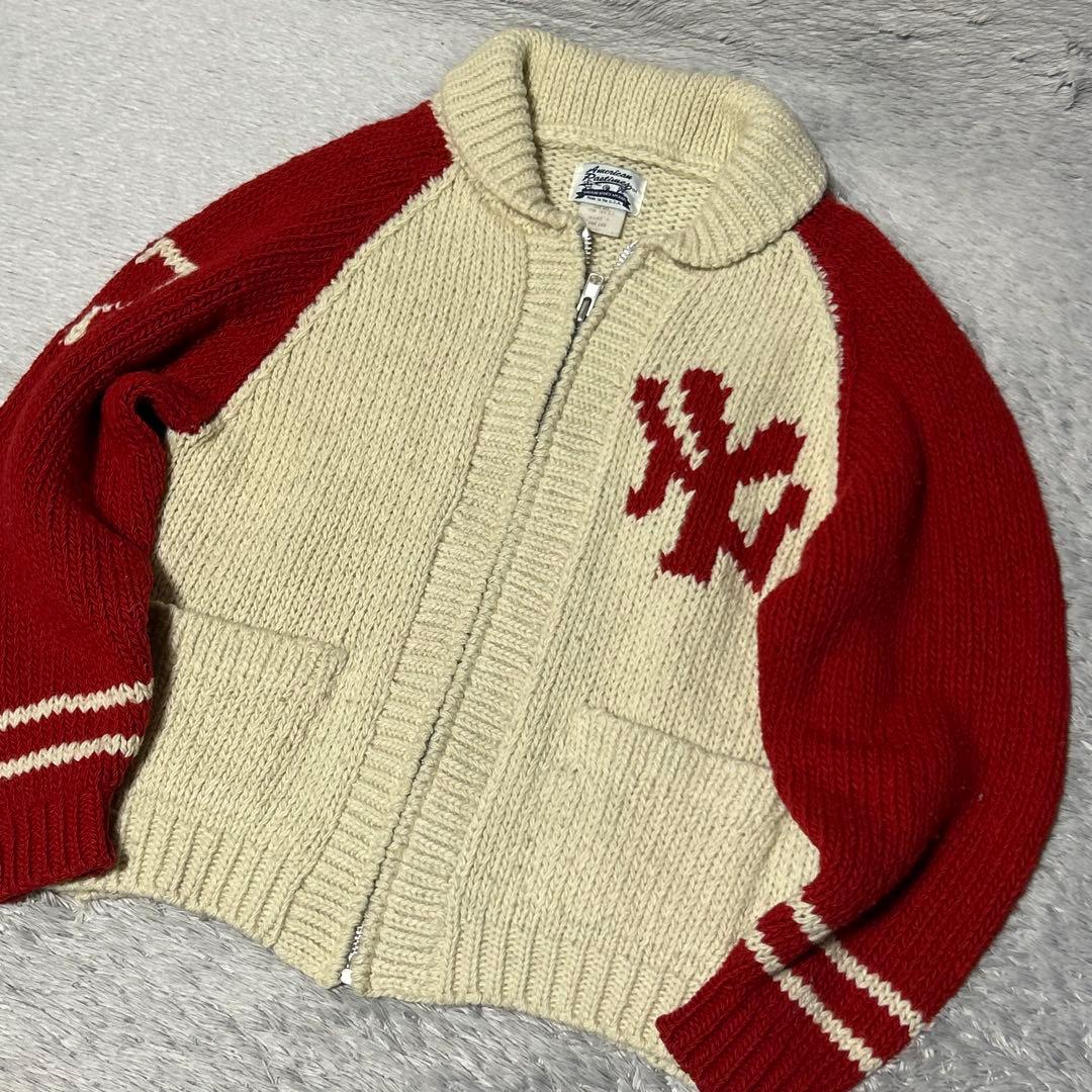 American Pastimesアメリカンパスタイム カウチンセーター USA