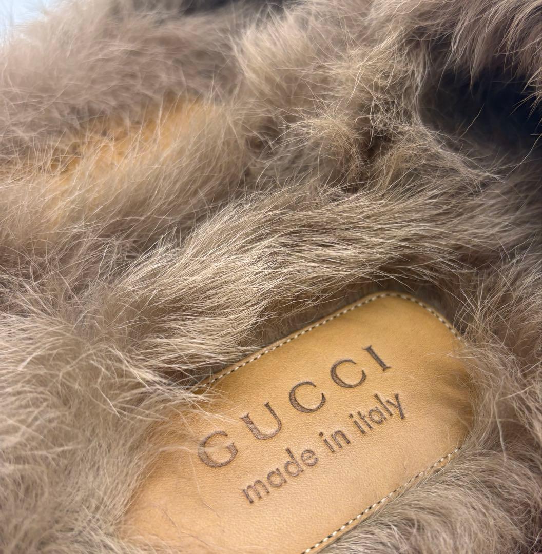 GUCCI プリンスタウン タータンチェック ファーミュール 497309 - メルカリ