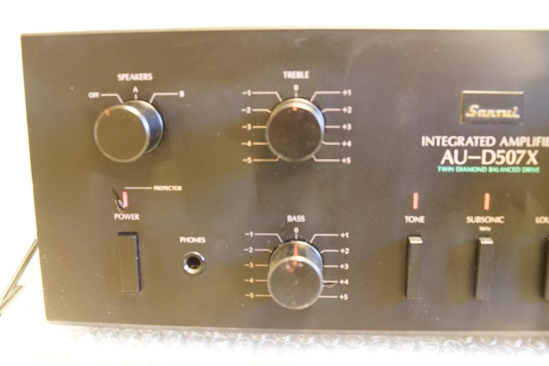 SANSUI プリメインアンプ AU-D507X 音出し確認 - メルカリ