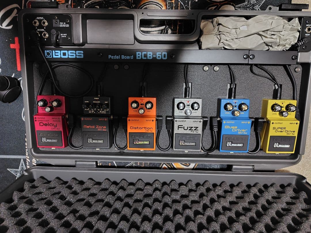 BOSS 技クラフトエフェクター6点セット ペダルボード BCB-60 BOSS - BCB-60 | Pedal Board