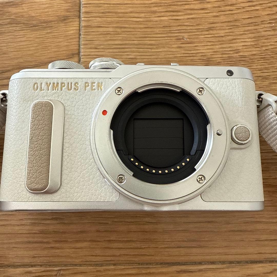 OLYMPUS PEN E-pl8 ホワイト 40-150mmレンズ(ジャンク) - メルカリ
