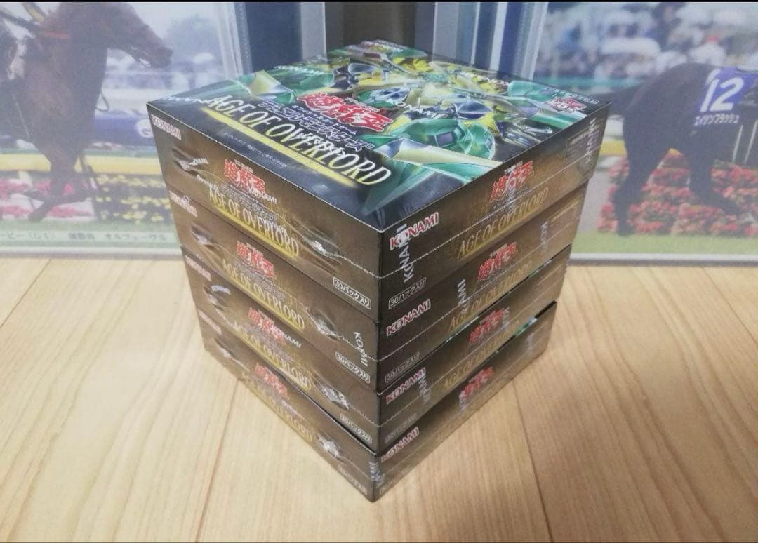 遊戯王AGE OF OVERLORD 4BOX シュリンク付き