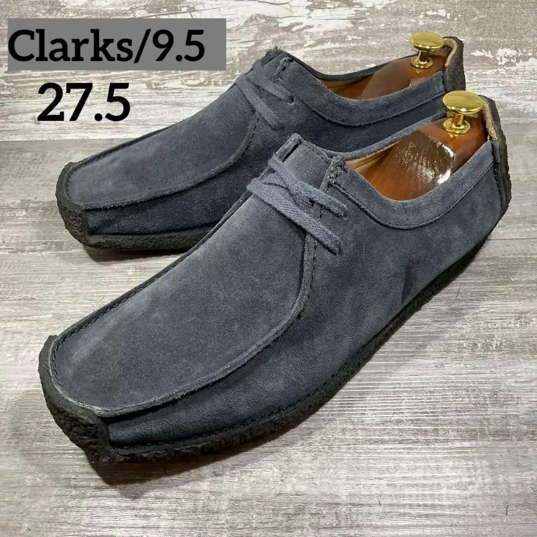 334【美品】Clarks Originalナタリー ネイビー　27.5cm