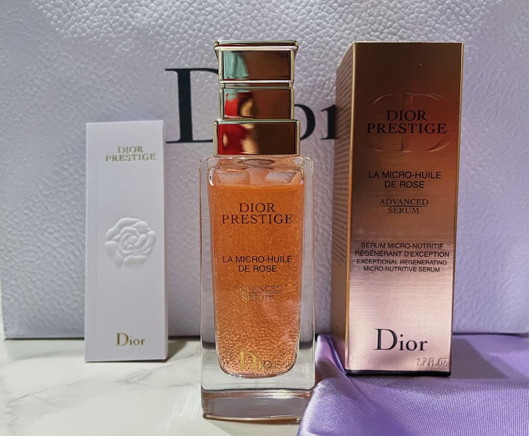 Dior プレステージ マイクロ ユイル ド ローズ セラム (プレ美容液) ディオール / プレステージ マイクロ ユイル ド ローズ セラムの公式