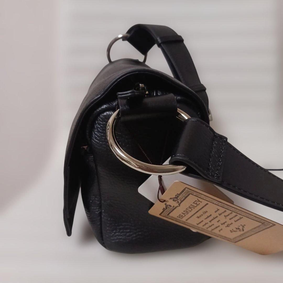 3046【未使用】beardsley ボディバッグ レザー ブラック - メルカリ