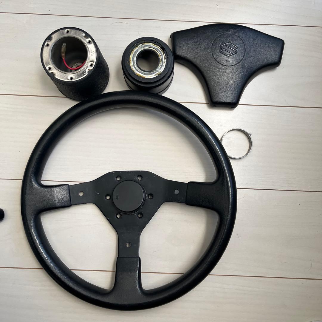 スズキ カプチーノ純正ステアリング - メルカリ