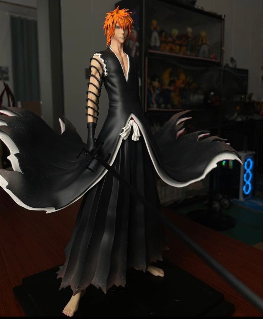 BLEACH 黒崎一護 ガレージキット ガレキ スタチュー⑥⑥ 黒崎一護 ブリーチ BLEACH ガレージキット フィギュアの通販 by