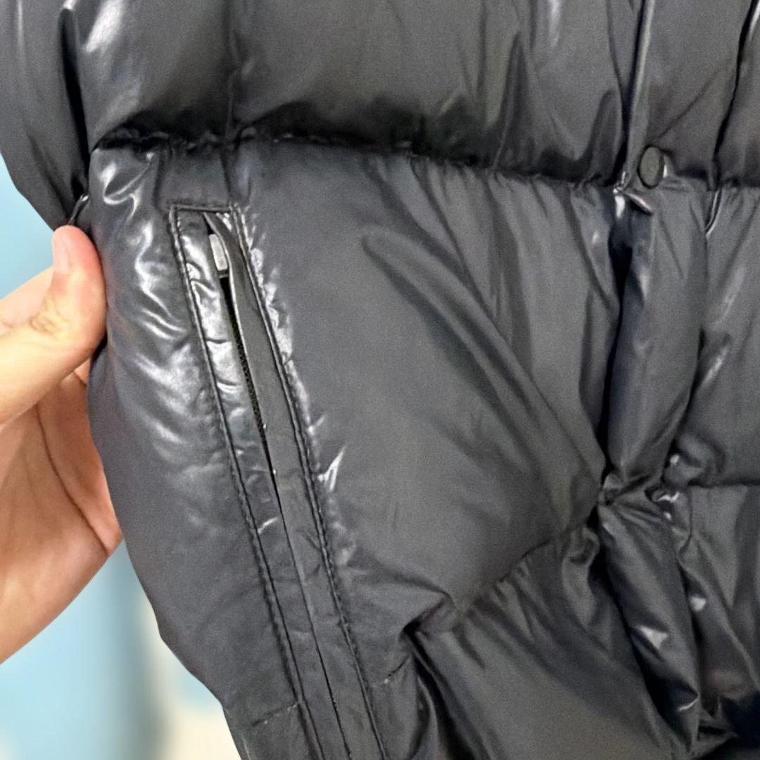 MONCLER ブラック ダウンベスト サイズ2 - メルカリ