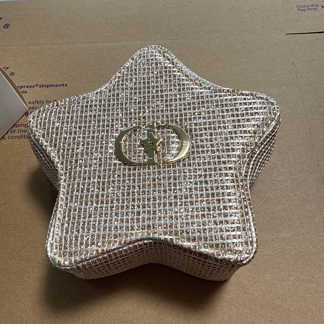 DIOR ディオール ノベルティ ポーチ 2025 ホリデー限定 星形ポーチ