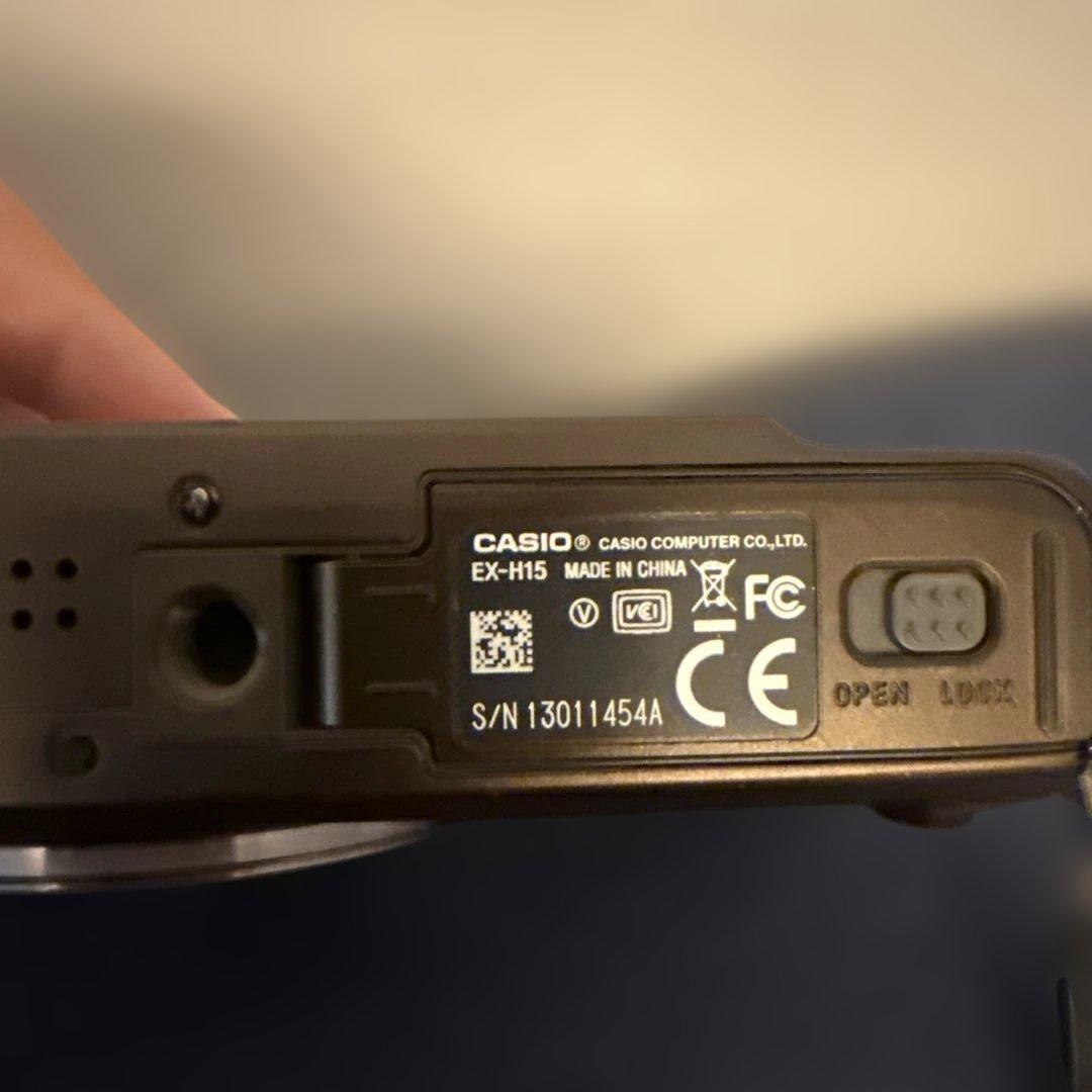 CASIO EXILIM EX-H15 1 4.1MP 10倍ズーム　動作確認済