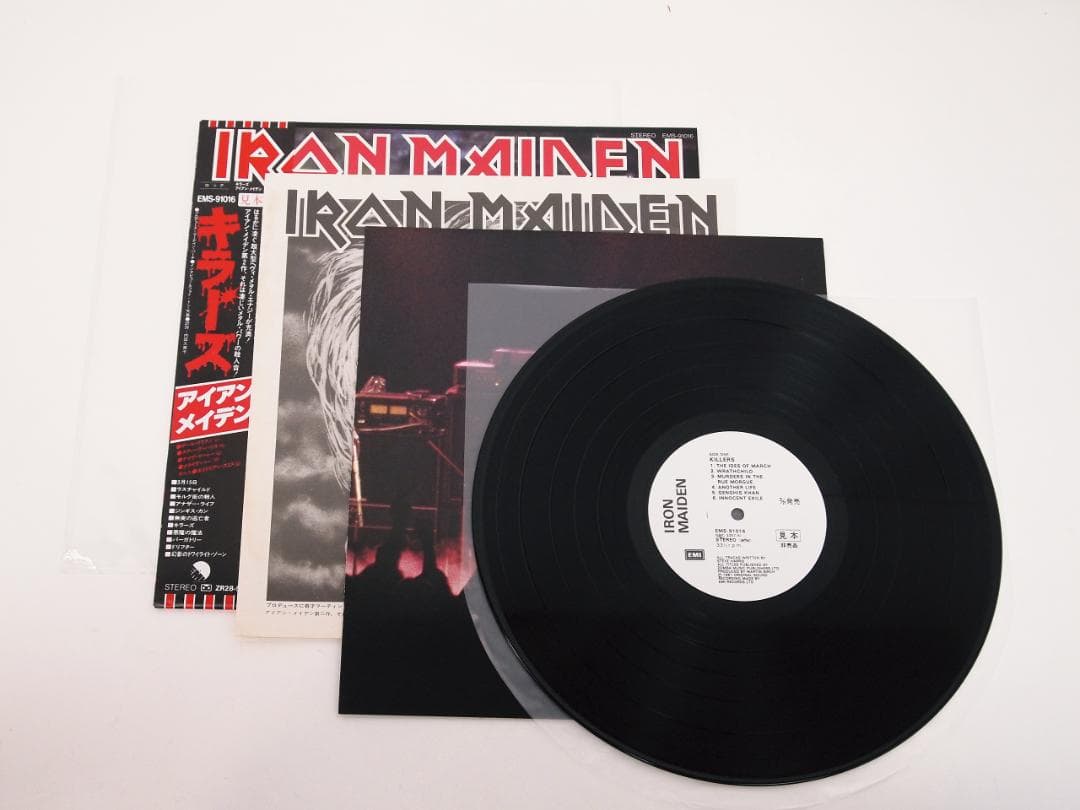 ポスター付！見本盤 白ラベル IRON MAIDEN / KILLERS - メルカリ