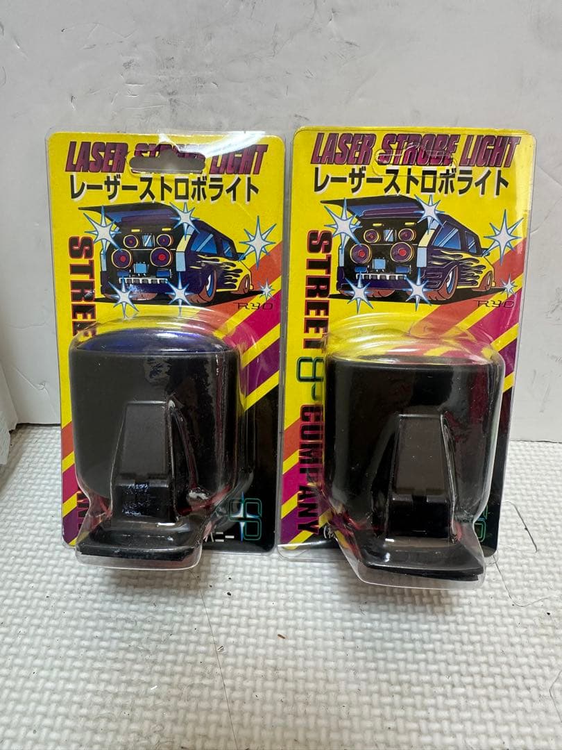 当時物レーザーストロボクリア1個ブルー1個検索AF18ディオ/旧dio