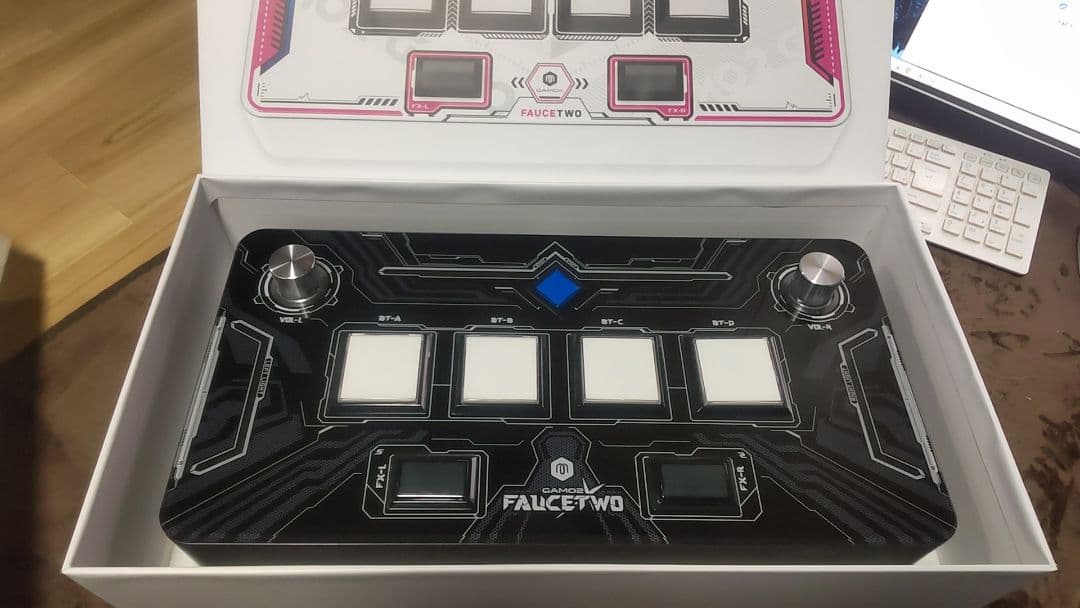 美品 サウンドボルテックス FAUCETWO EG skin コントローラー