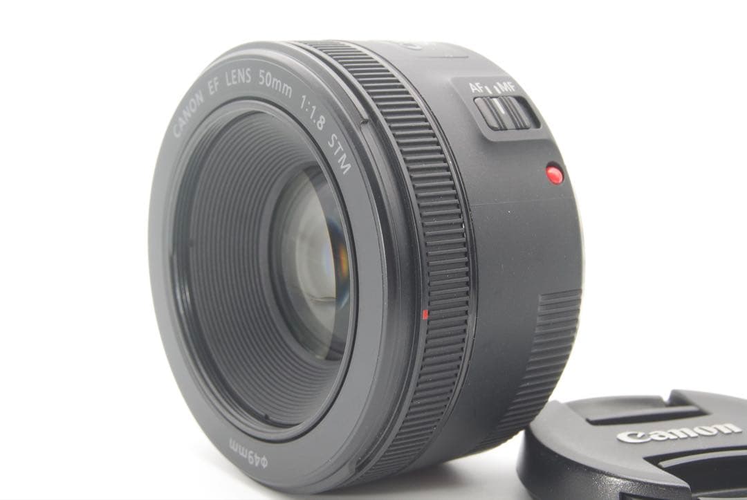 Canon EF 50mm F1.8 STM スマホからのステップアップ 単焦点 - メルカリ