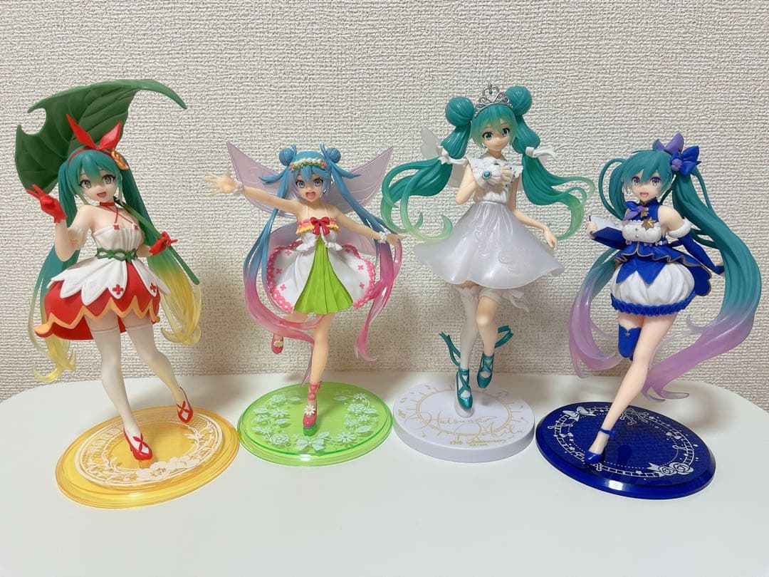 初音ミク プライズフィギュア 4体セット - メルカリ