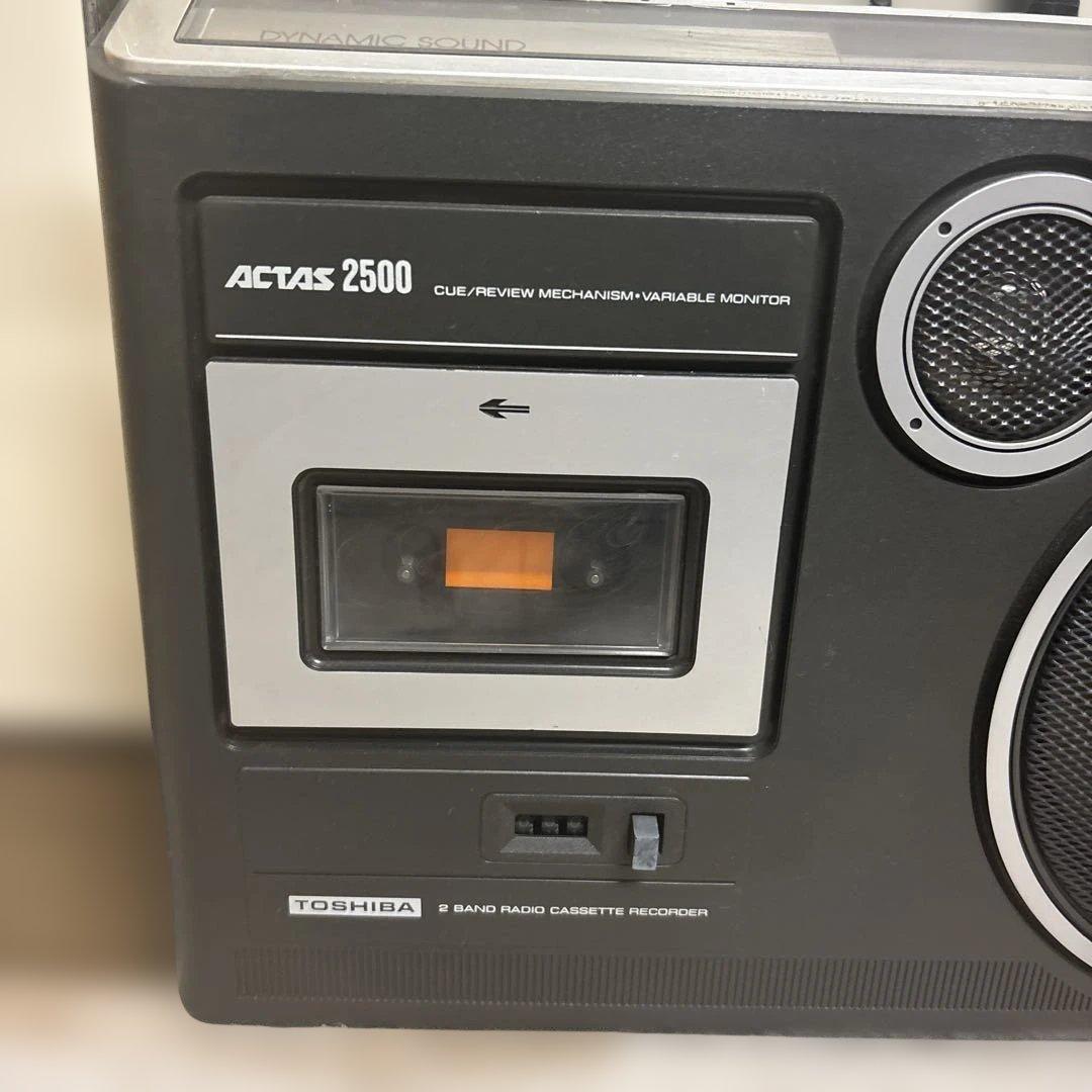 東芝ラジオカセットレコーダー ジャンク品 RT-2500T - メルカリ