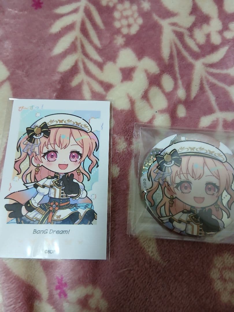 バンドリ ぴ～すっ！ 缶バッジ ショートステッカー 広町七深 - メルカリ