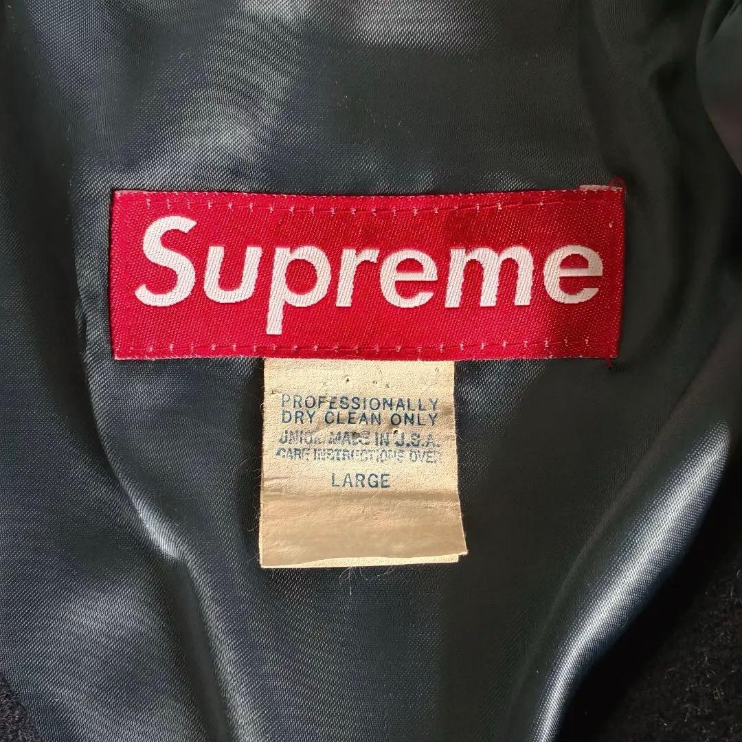 1999 オールド シュプリーム 2nd スタジャン Varsity L 90s - メルカリ