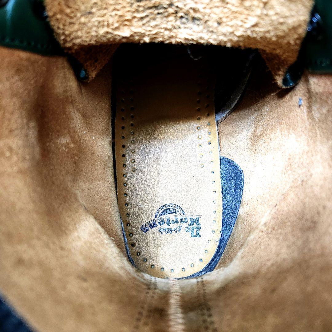 E*~様 ドクターマーチン　本革　8ホール　ブーツ　グリーン　UK8　27.0c