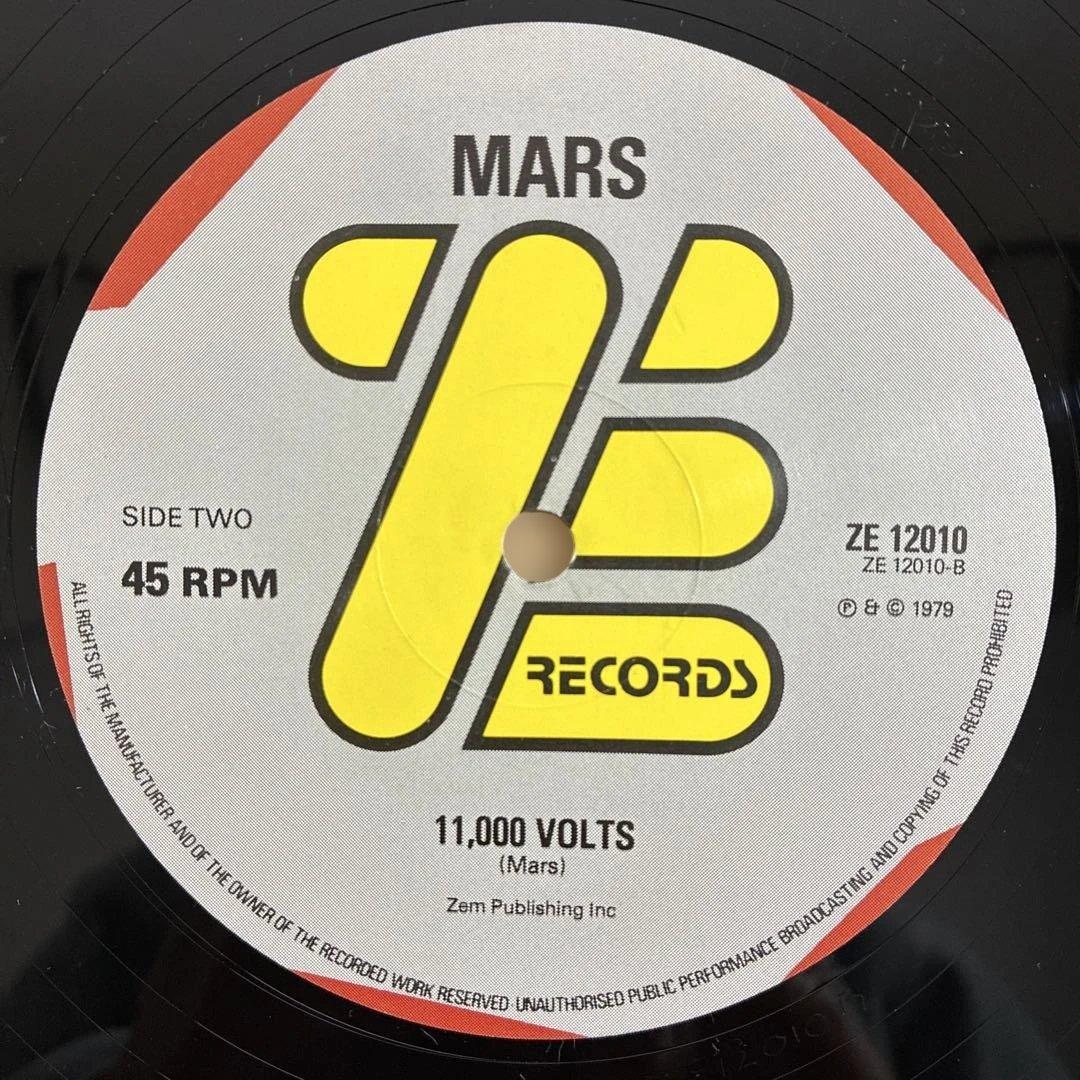 MARS -3E / 11,000VOLTS 輸入12inchシングル・レコード