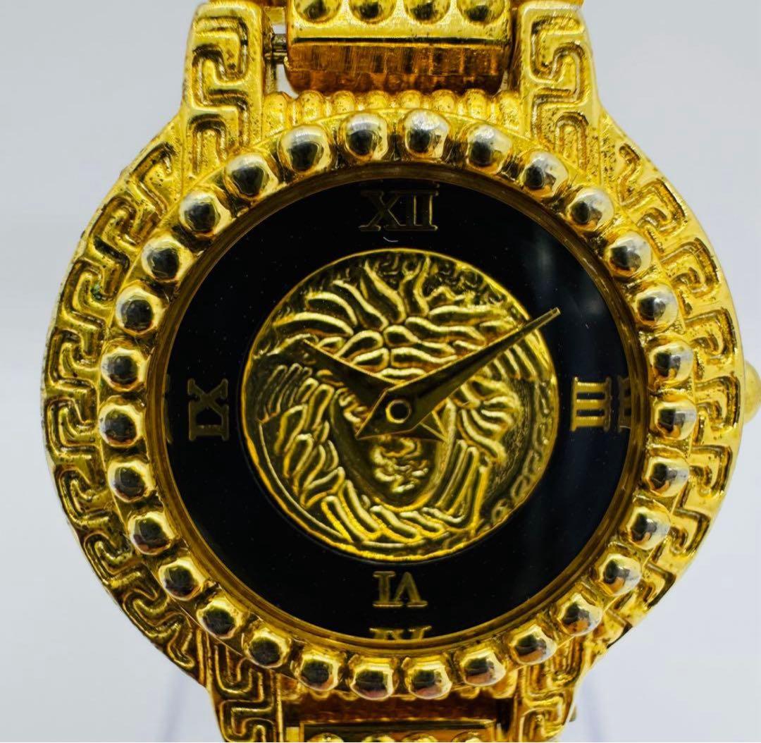 稼働品 GIANNI VERSACE メデューサ コインウォッチ GP 腕時計 - メルカリ