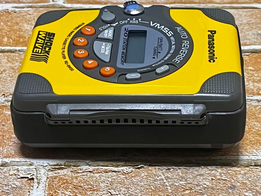 整備品】Panasonic SHOCKWAVE RQ-SW20 イエロー - メルカリ