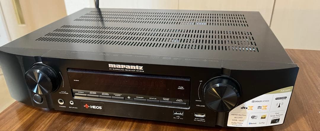 Marantz HEOS AVアンプ NR1609 マランツ、スリムなデザインの7.1ch AVアンプ「NR1609」 - 価格.com