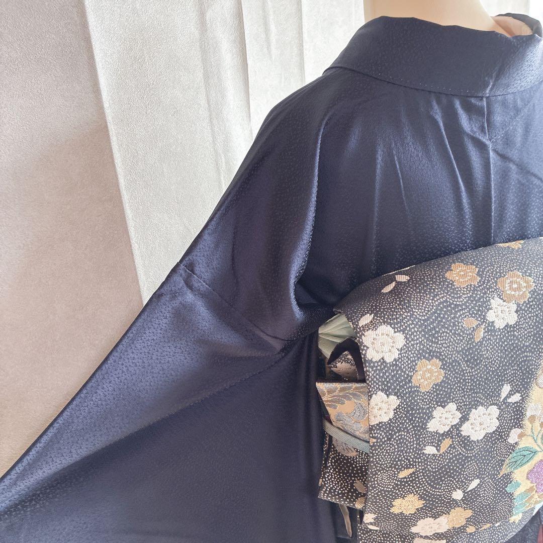 付け下げ フルセット 着物 トールサイズ Lサイズ 正絹 訪問着 手刺繍