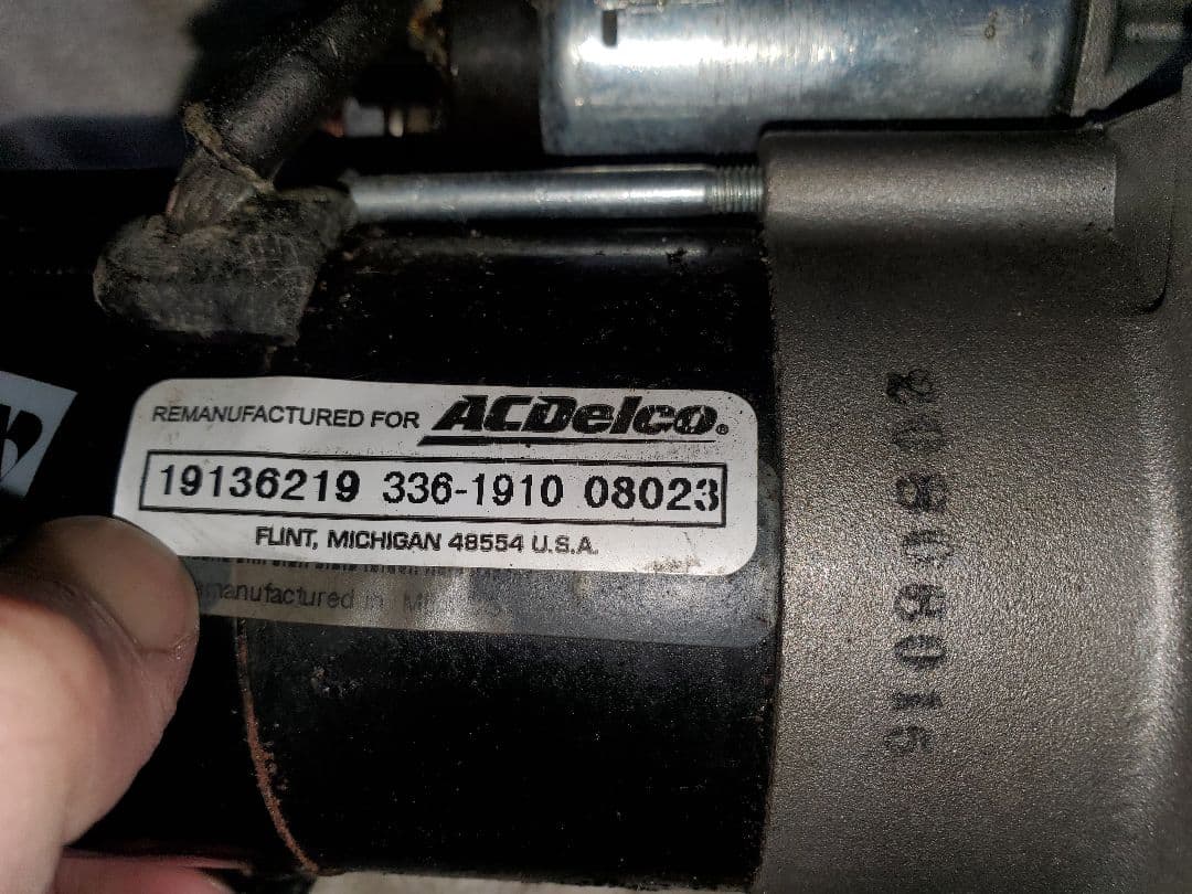 ACDelco スターター セルモーター サバーバン 336-1910 - メルカリ
