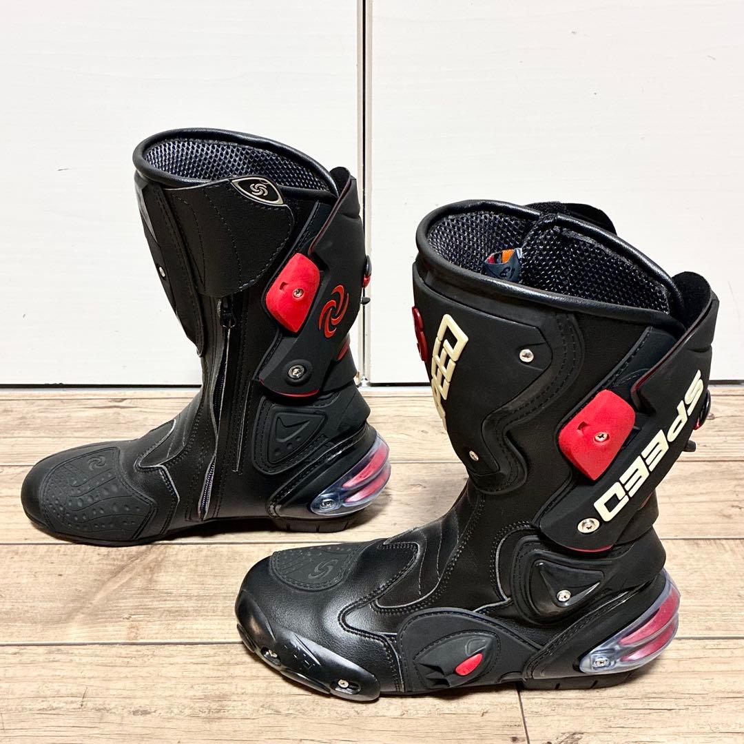 【使用感少 良好】SPEED　レーシングブーツ サイズ43 26.5cm