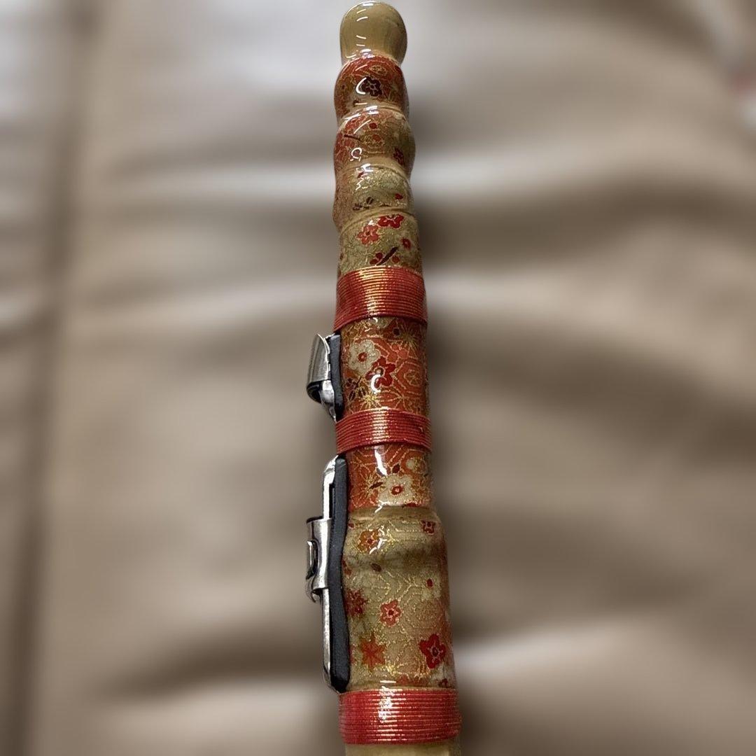 伊勢海老 穴釣り竿 布袋竹 ハンドメイド