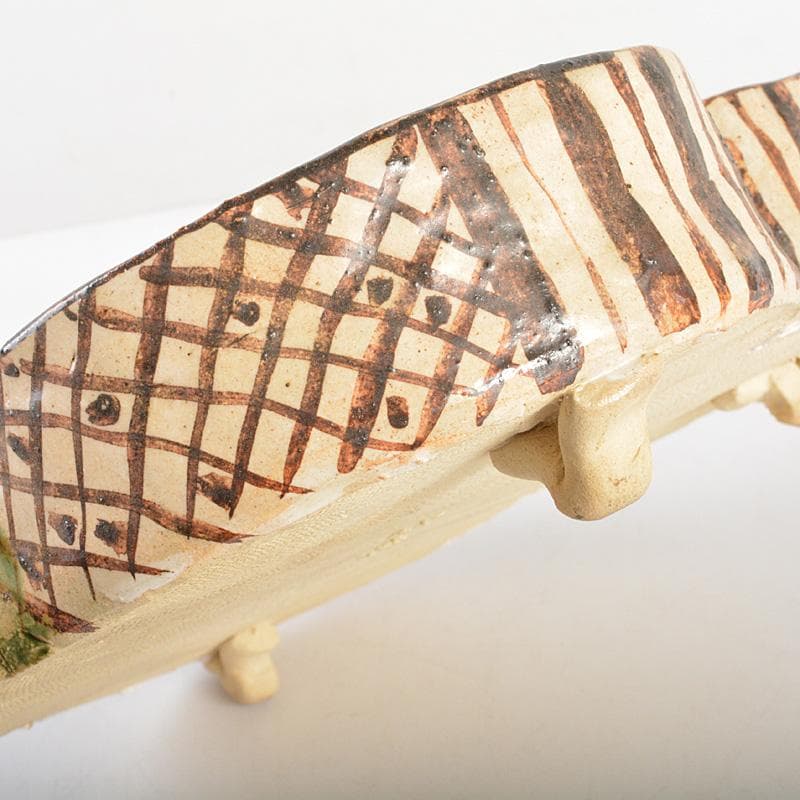 ばかぼん様専用 織部焼 江守奈比古造 木瓜の鉢 共箱 V R5765 - メルカリ