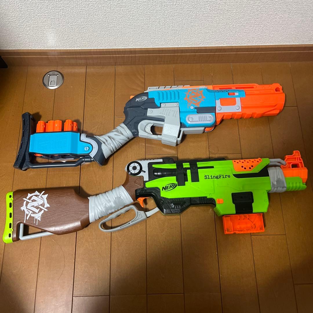 NERF ナーフ ゾンビストライク スレッジファイア/スリングファイア セット 楽天市場】タカラトミー ナーフ ゾンビストライク スレッジファイア ﾅ