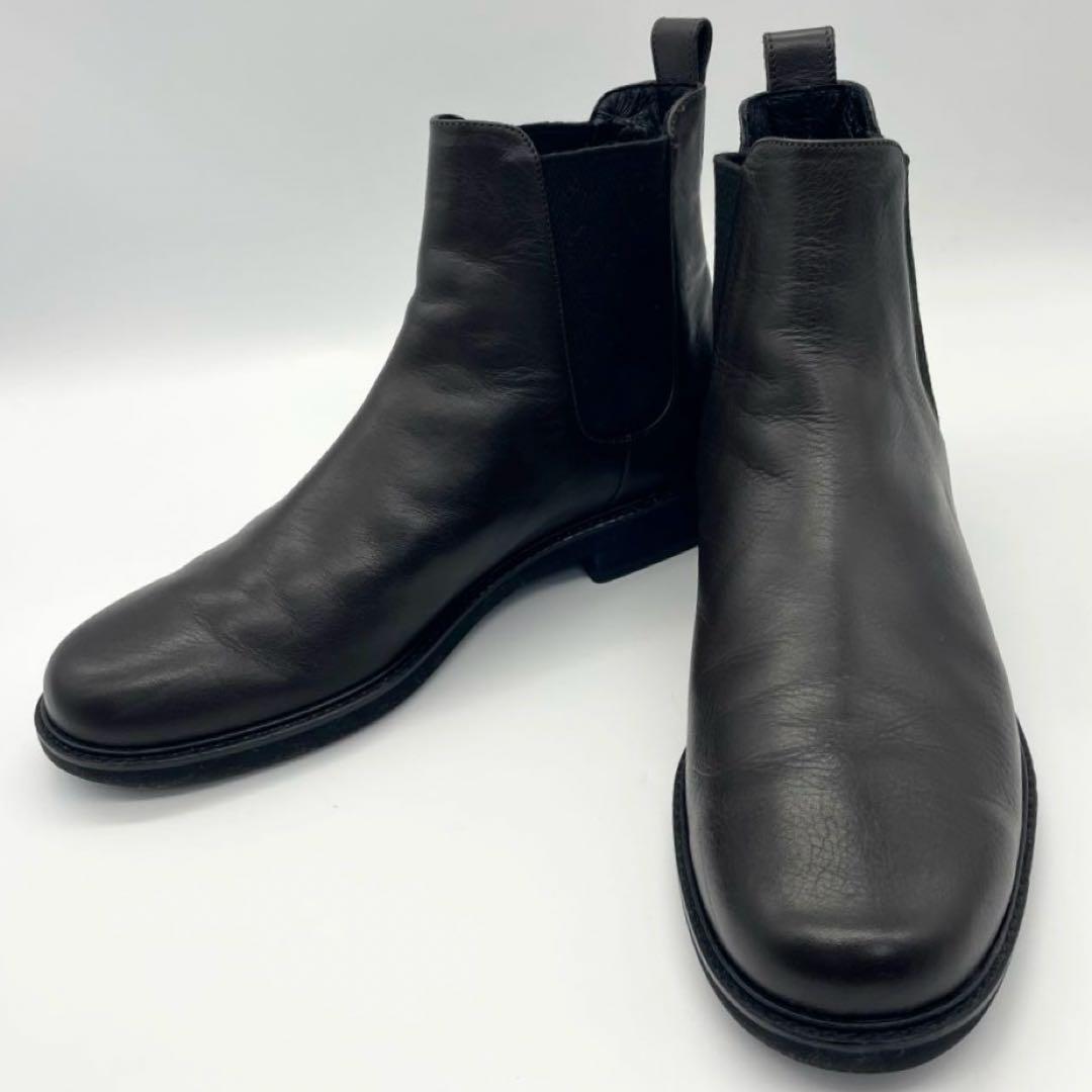 極美品】マーガレットハウエル アイデア サイドゴア ショートブーツ 黒