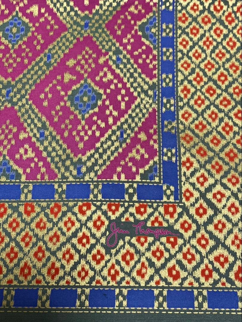 新品・未使用】Jim Thompson シルク製ハンカチ ミニスカーフ - メルカリ