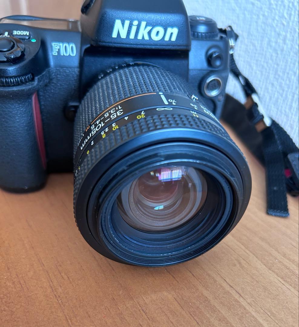 Nikon F100 ジャンクAF Nikkor 35-105mm レンズ付 - メルカリ