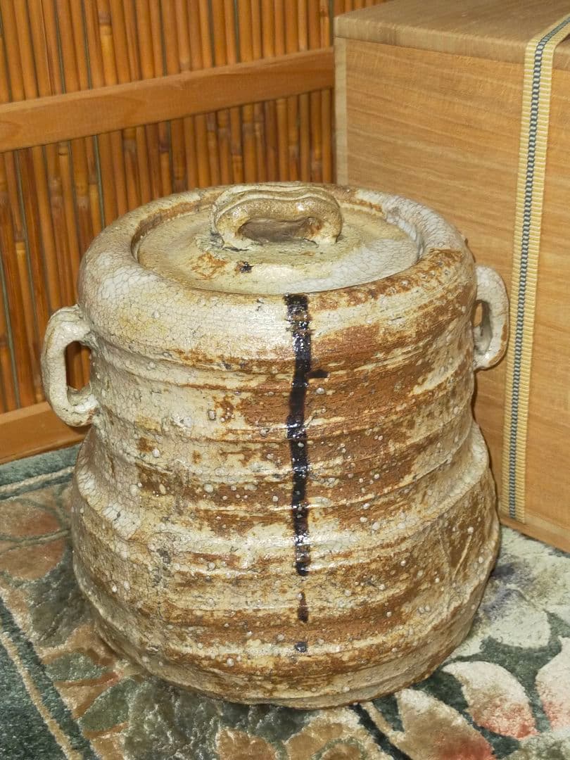 ☆茶道具☆京焼巨匠 五代 清風 与平 造 着彩『葡萄文』茶碗 共箱共布