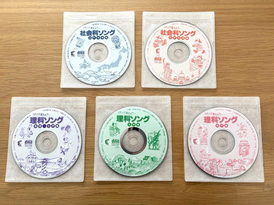 【2025年3月購入】七田式　社会科ソング　理科ソング　CD５枚セット 特別価格】社会科・理科ソング5タイトルセット | 七田式公式通販
