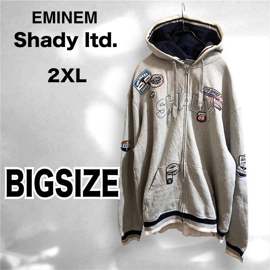 Shady Ltd. エミネム ジップアップ パーカー 2XLサイズ グレー - メルカリ