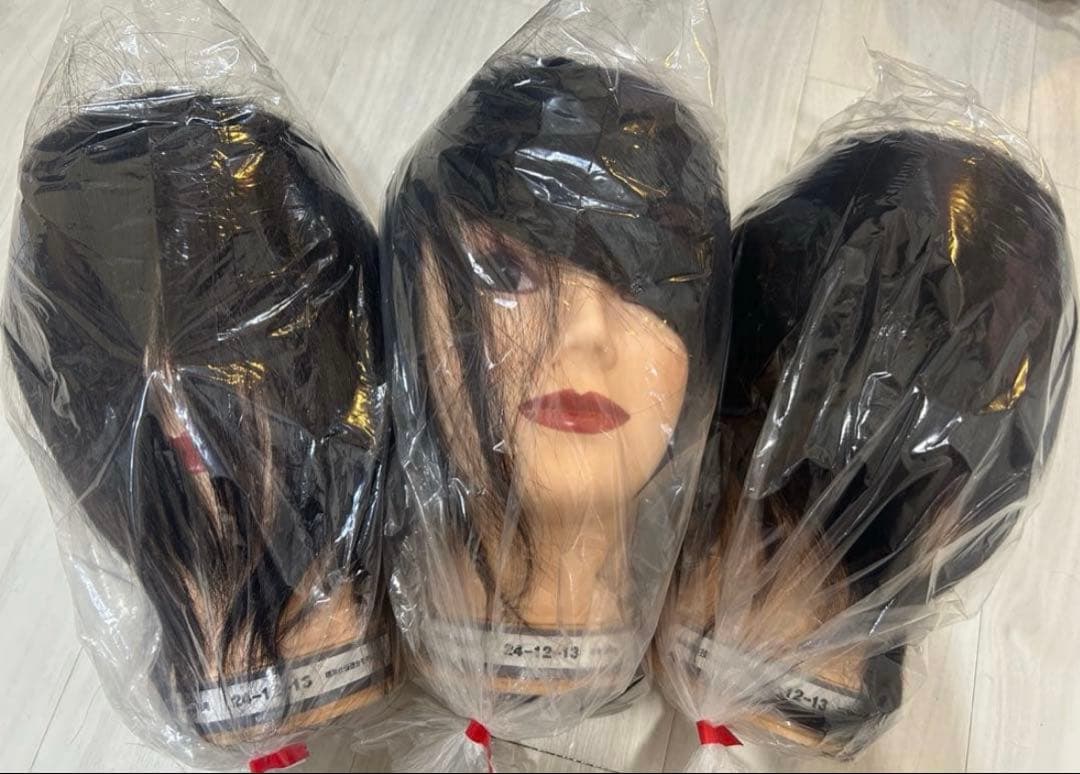 美容師国家試験用カットウィッグ 3体セット - メルカリ