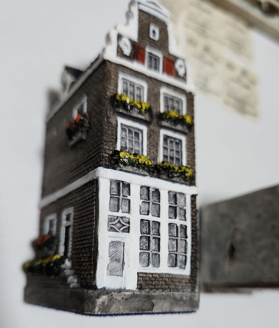 ミニチュアハウス Old Glories アムステルダム運河沿い 6点セット