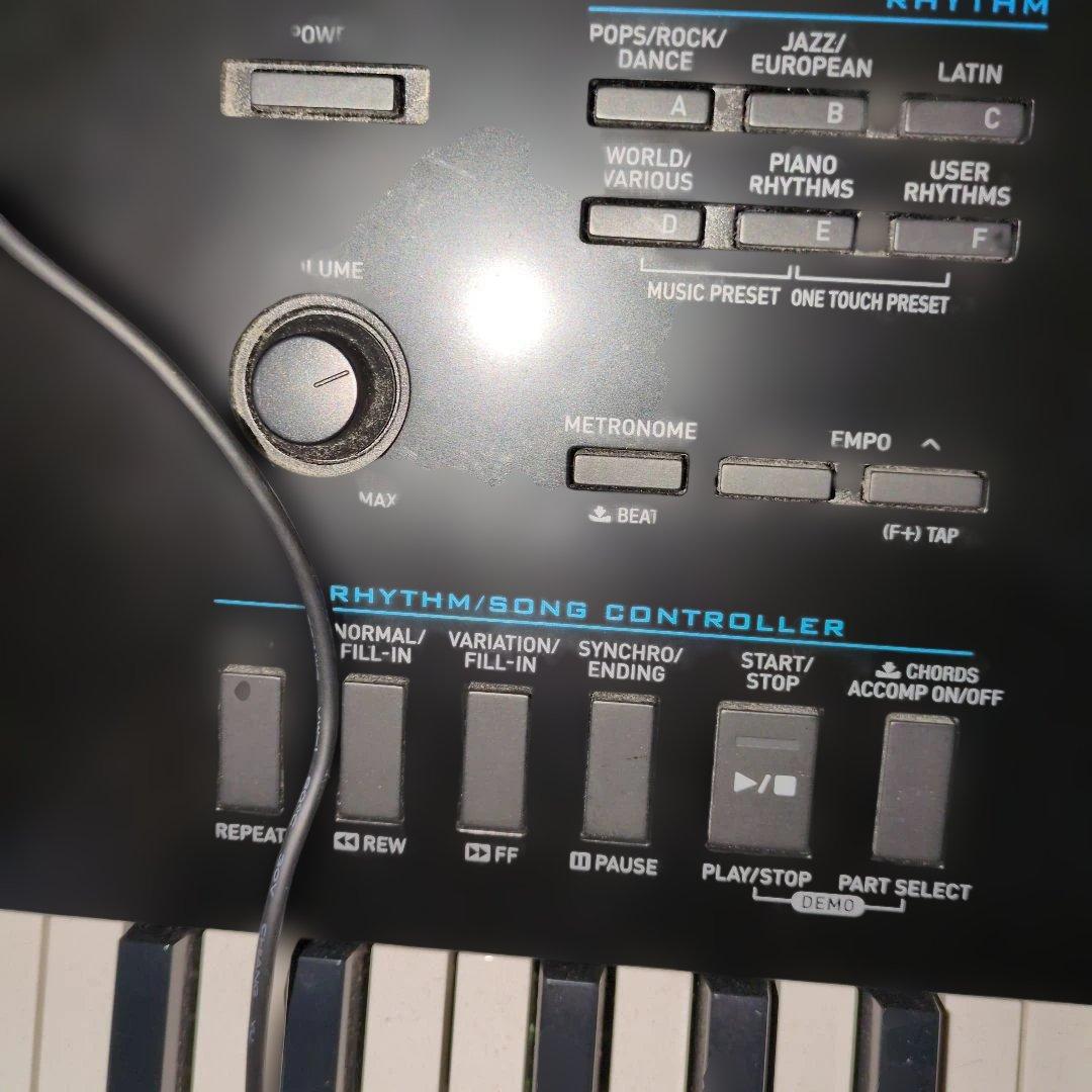 CASIO WK-6600 本体 譜面台 アダプター - メルカリ