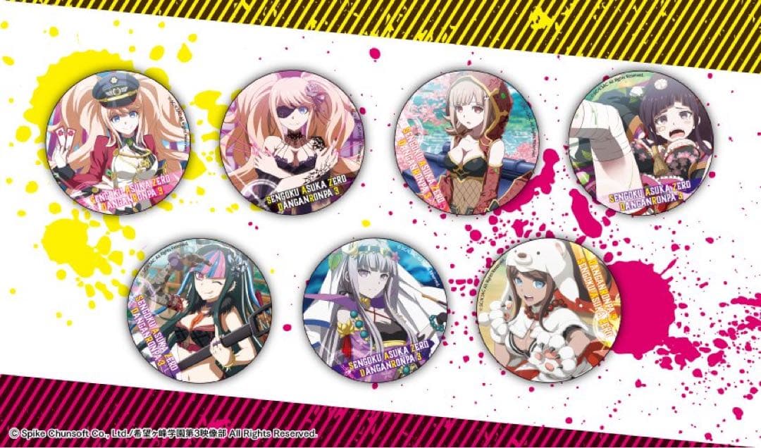 ダンガンロンパ ×戦国アスカZERO 澪田唯吹 コラボ缶バッジ - メルカリ