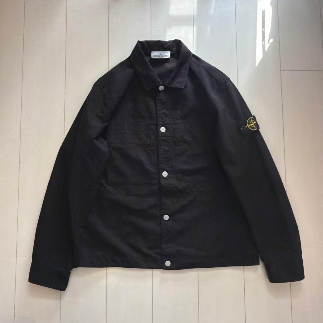 早い者勝ち！24FW！Stone Island ビックシルエットシャツジャケット