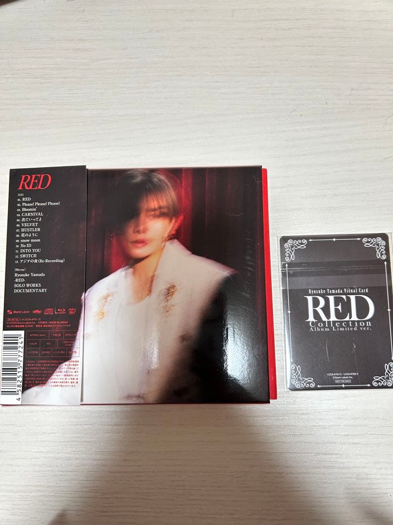 山田涼介 RED 初回限定盤2 CD+Blu-ray RyosukeYamada - メルカリ